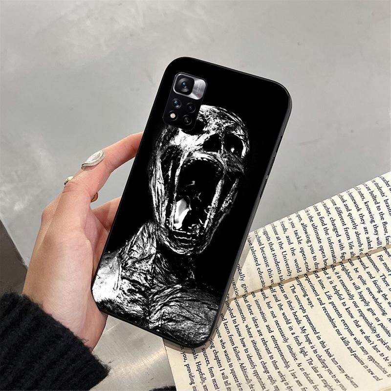 Чехол для телефона для Xiaomi Poco C71 15T 14T Pro Redmi note 15 14 14 13 Pro Redmi A5 15C 13C ужасы Призрачная Девушка Искусство