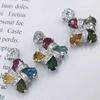 Sace Gems Роскошные ожерелья с подвеской из стерлингового серебра 925 пробы, разноцветные турмалиновые ожерелья для женщин, сверкающие ювелирные изделия, подарок на день рождения