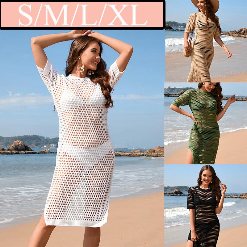 Женское кружевное бикини, праздничное платье, пляжный кафтан, длинное платье, купальник, купальник