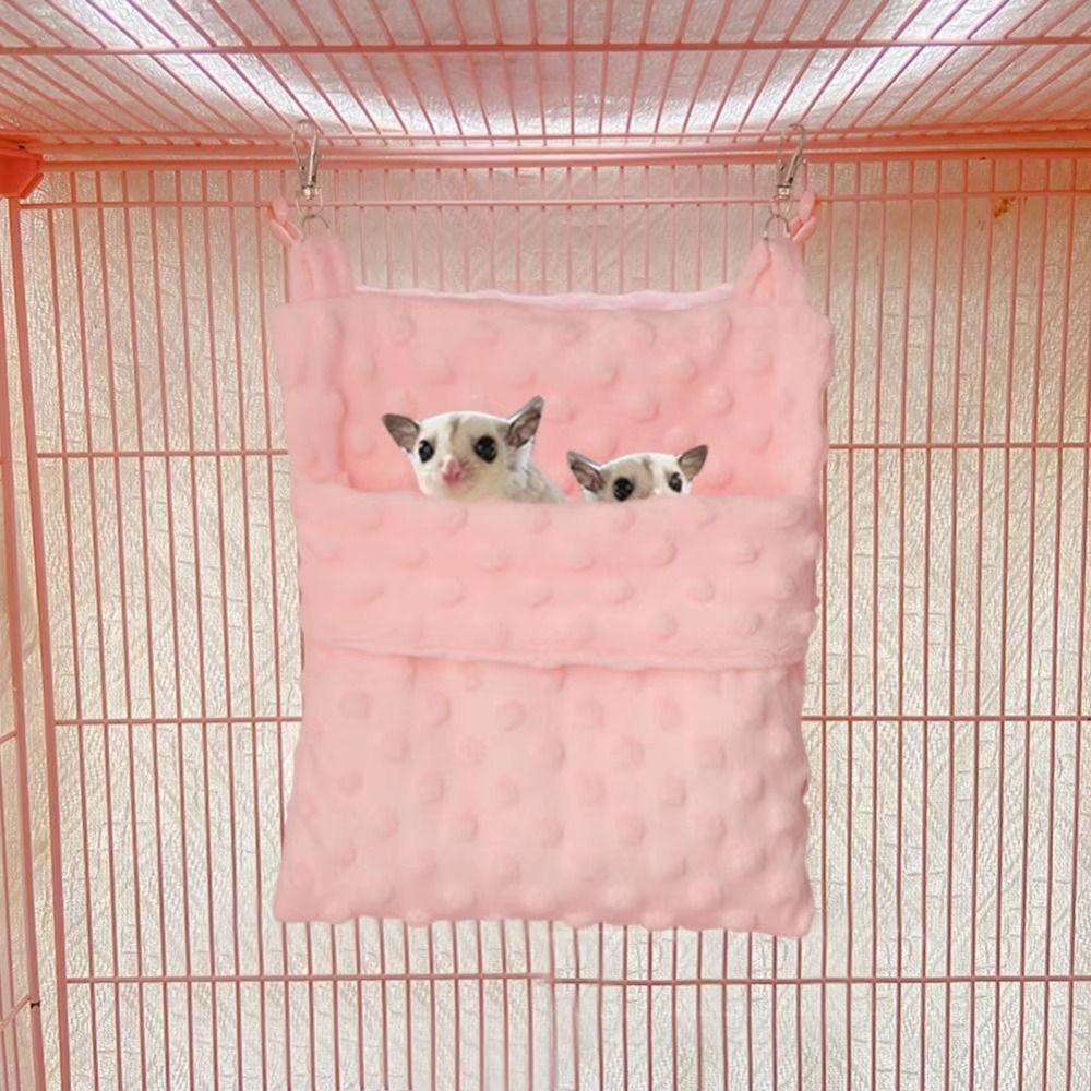 Plush Hamster Hammock Warm Rat Sleeping Bag Soft Sugar Glider Sleeping Bag