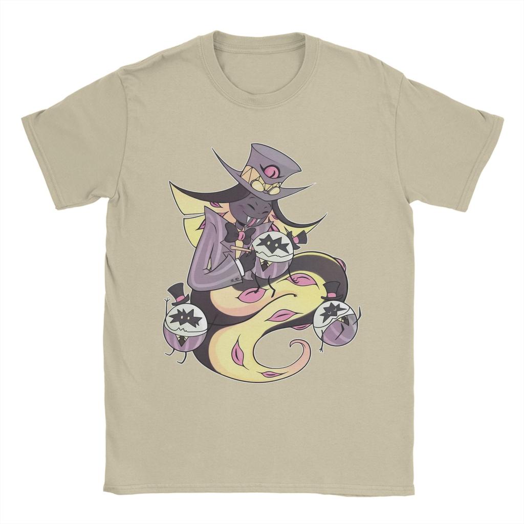 Мужские футболки Sir Pentious Hazbins Hotels из чистого хлопка, повседневные футболки с коротким рукавом и круглым вырезом, летние футболки