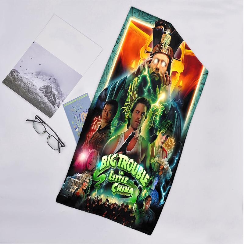 Big Trouble Little China Fashion Beach Towel: Ideal for Summer Adventures Soft, absorbent and quick drying suitable for swimming and bathing