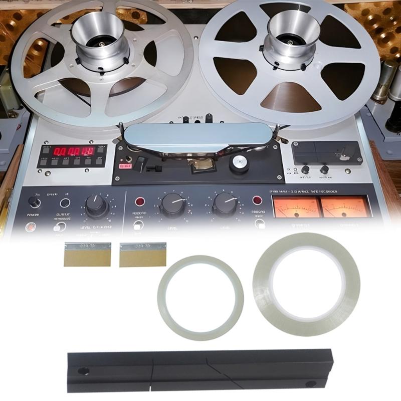 1/4-дюймовые блоки для склейки ленты Набор для ремонта ленты Простые в использовании для Studer Анодирование Затвердевает Предотвращает Окисление