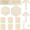Natural Wooden Gift Card Box Wood Craft Receiving Box Wishes Wedding Card Box  Wedding Party