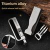 Lightweight Carabiner Hook Clip EDC Waist Belt Car Key Ring Portable Waist Belt Buckle  Outdoor