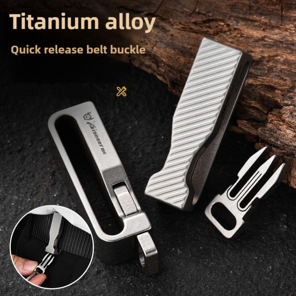 Lightweight Carabiner Hook Clip EDC Waist Belt Car Key Ring Portable Waist Belt Buckle Outdoor