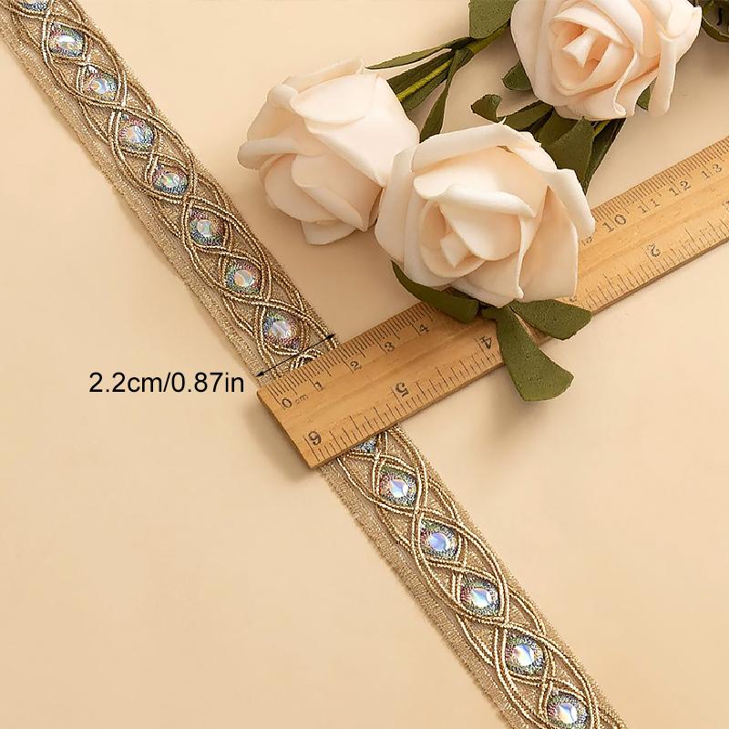1 Yards DIY Materials Neckline Embellishment Ribbon Gorgeous Lace Embroidery Multi-Function Various Styles