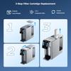 Настольный фильтр для воды Hydrofast W100, 8 температур (горячая и комнатная) – с композитным фильтрующим элементом HF03 для W100