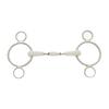 Lorina Континентальный кляп для лошадей Flexi Peanut Joint с 2 кольцами