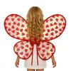Wings Costume Butterfly Wings for Girls Organza Heart Butterfly Wings for Kids Fairy Costume Accessories Halloween Princess