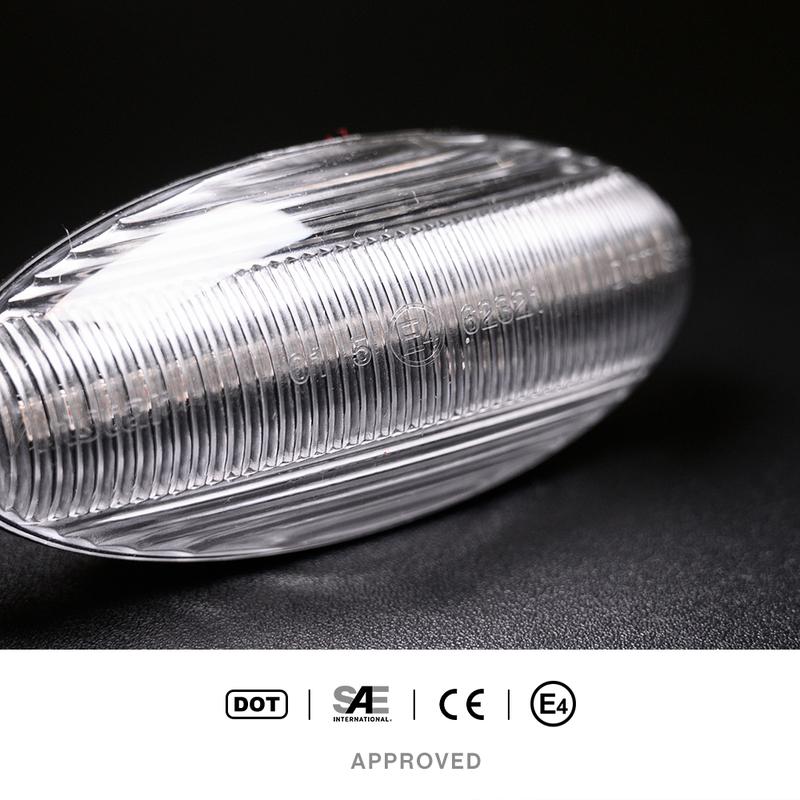 For Peugeot 107 108 206 307 SW CC 407 607 1008 Partner Citroen C1 2 3 4 5 Xsara For Toyota Aygo Dynamic Led Side Marker Blinkers