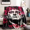 Scarface Theme Blanket Suitable For The Sofa Camping And Travel Made Of Soft Flannel Material An Ideal Gift For Occasions Such As Birthday