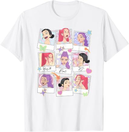 Kpop Demon Hunters Huntrix Polaroid Frames T-Shirt