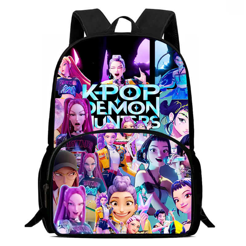 Kpop Охотник на ведьм Группа Школьная сумка Высококачественная Печать Повседневный Межграничный Легкий Рюкзак Одна Штука Волосы