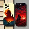 Красный D-Dead R-Redemption Тонкий задний чехол для телефона для iPhone 17 Air 16 Pro Max 16e 15 Plus 14 13 Mini 12 11 Защитная крышка