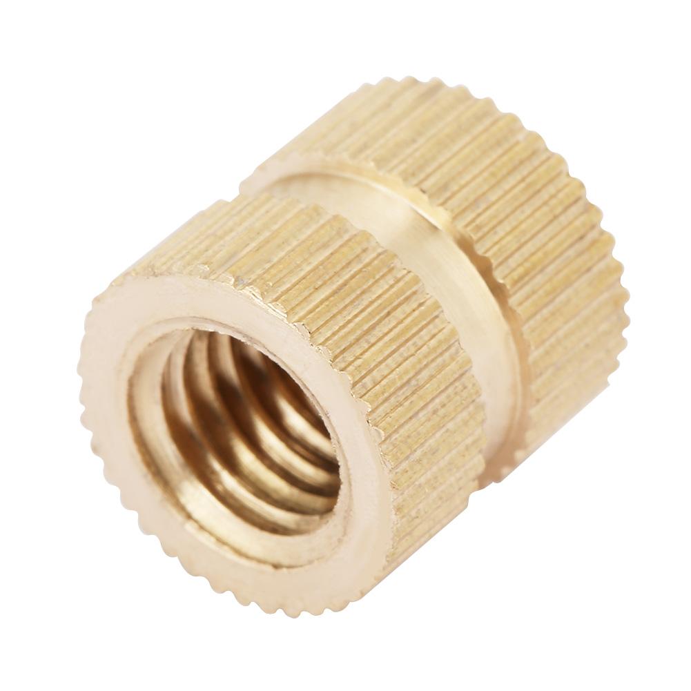 5мм Закрытый конец Вставка Накатанная медная гайка Крепежный аксессуар Встраиваемый набор накатанных гаек(M5*7)