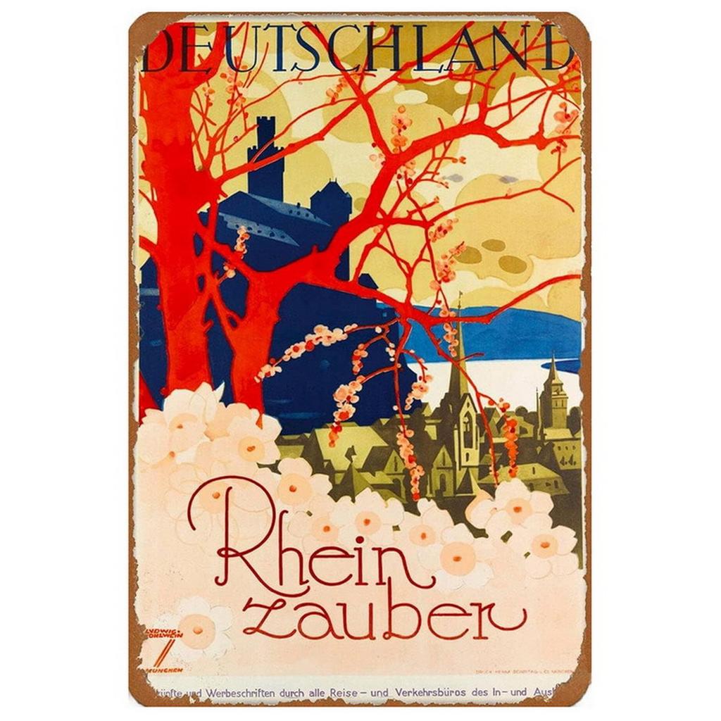 Metal Tin Signs Cappadocia Dubai Wall Decoration Plaque Vintage Art Poster Iron Painting for Man Cave Home Cafe Garden Club Bar