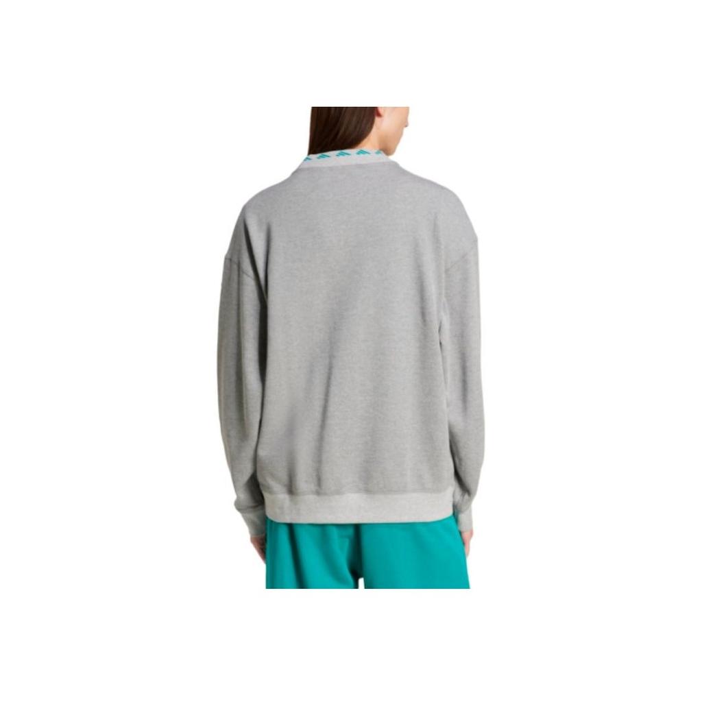 adidas Equipment Series EQT Reflective Crew Retro Reflective Sports Long Sleeve Round Gown Pullover Hoody Men sweatshirt Gray JP0190