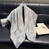 Fashion 90 Square Scarf Women'S Thousand Bird Grid Scarf Middle Eastern Headscarf Versatile Day Silk Cotton Silk Scarf Retro