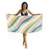 Ultrafine Microfiber Beach Towel Thick Quick Dry Bath Absorbent Swim Custom Print Design Adults Kids Pool Travel