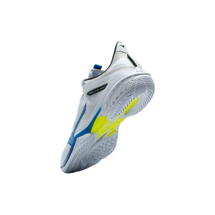 Mizuno Кроссовки унисекс Wave Claw Neo 2 Белые Синие Желтые 71GA227026