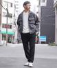 Купить Tech Melton Lining Fleece Jacket XL Mixed Grey Jacket Casual Open Gate Short Length Stretch Elastic Military Pocket Upperwear Autumn Clothes