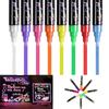8pcs Colours Neon Pen Fluoresent Liquid Chalk Dry Wipe Blackboard Window Glass