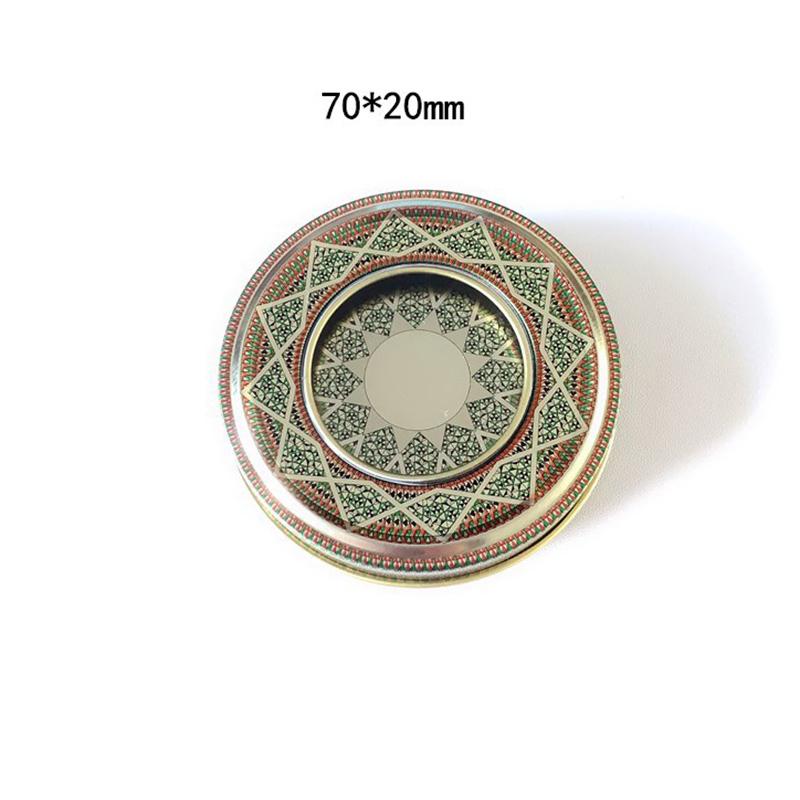 Жестяная коробка с шафраном для упаковки 1 г шафрана Жестяная коробка с окном из ПВХ