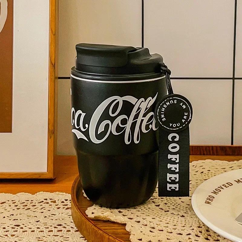 1 шт. 260 мл 320 мл нержавеющая сталь термокружка Coca Cola Same High Beauty бутылки для воды кофейная чашка портативная двойная кружка для напитков в офисе