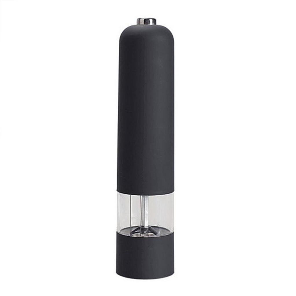 Electric Seasoning Grinder Automatic Refillable Battery Operated Mills Push Button Pepper Grinder For Cooking BBQ