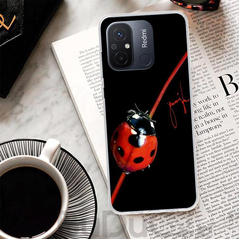 Чехол-божья коровка с семью точками Для Xiaomi Redmi 13 13C 14C 12 12C 10 10C 9 9C 9T 9A Чехол для телефона 10A 8A 8 7A 7 6A 6 K80 K70 K60 K