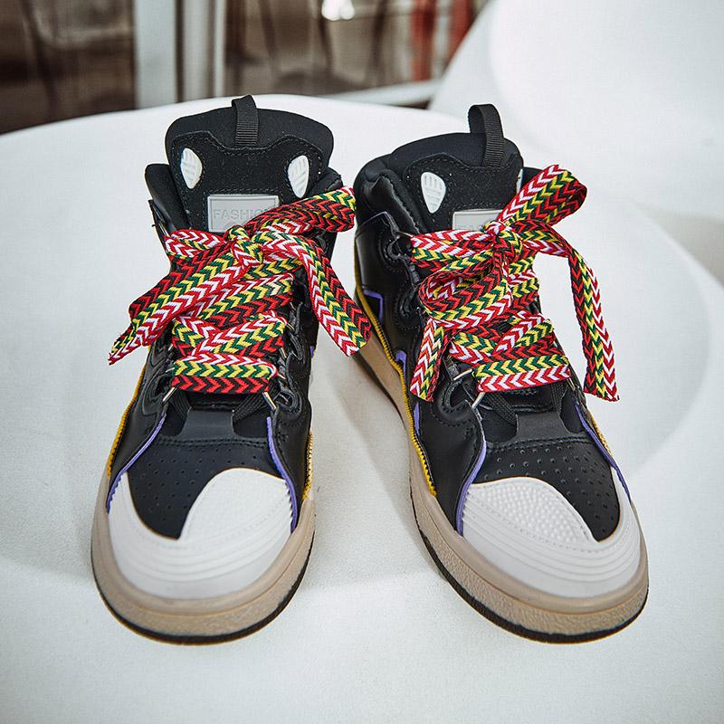 Мужская/женская обувь в стиле Харадзюку, совместная марка Tide, немецкая обувь, обувь для папы, высокие повседневные кроссовки для пары