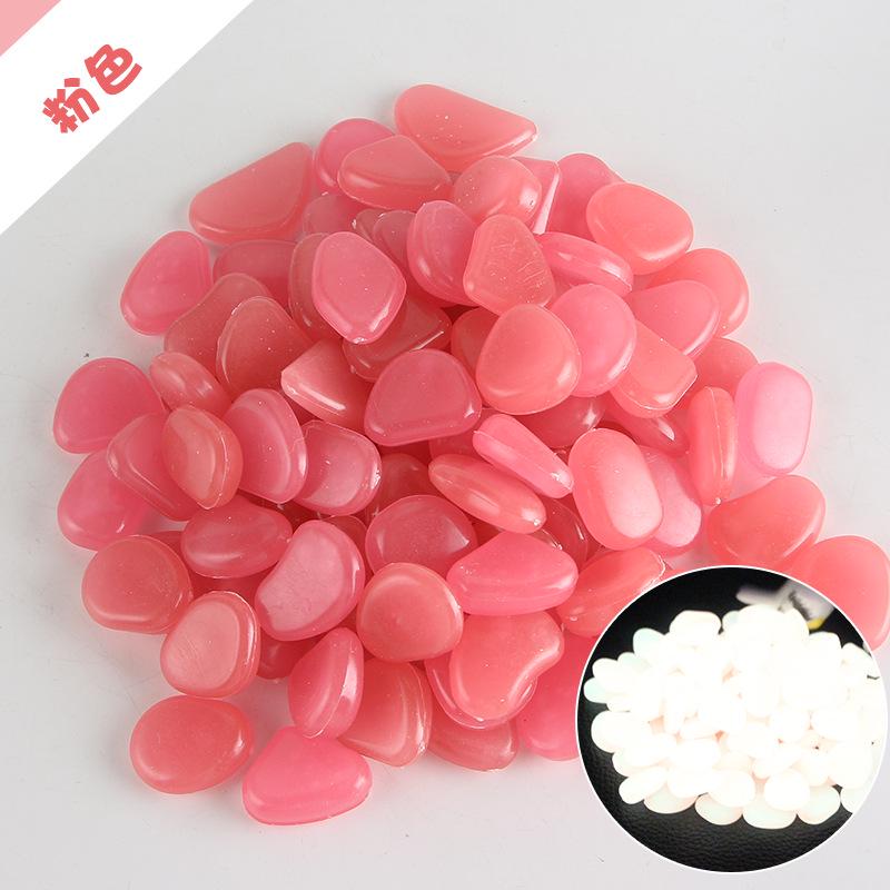 Luminous Garden Fish Tank Pebbles: Fluorescent Artificial Stone