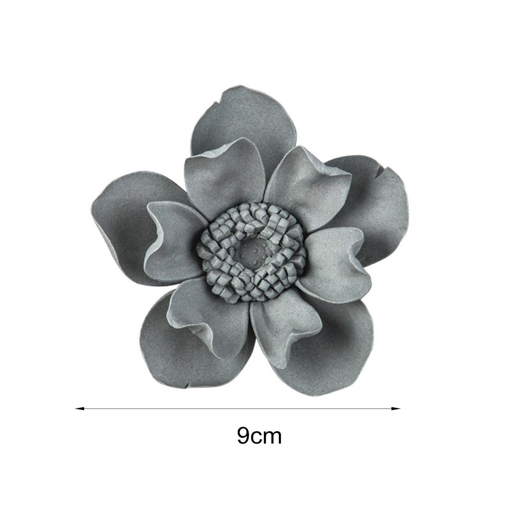 Подвесная стена 3D керамический цветок настенный декор искусственный цветок для офиса дома керамические цветы ручной работы скульптура подвесной декор