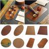 Heat Insulation Bamboo Tea Mat Multi-shape Tea Ceremony Accessories Tea Ceremony Supplies