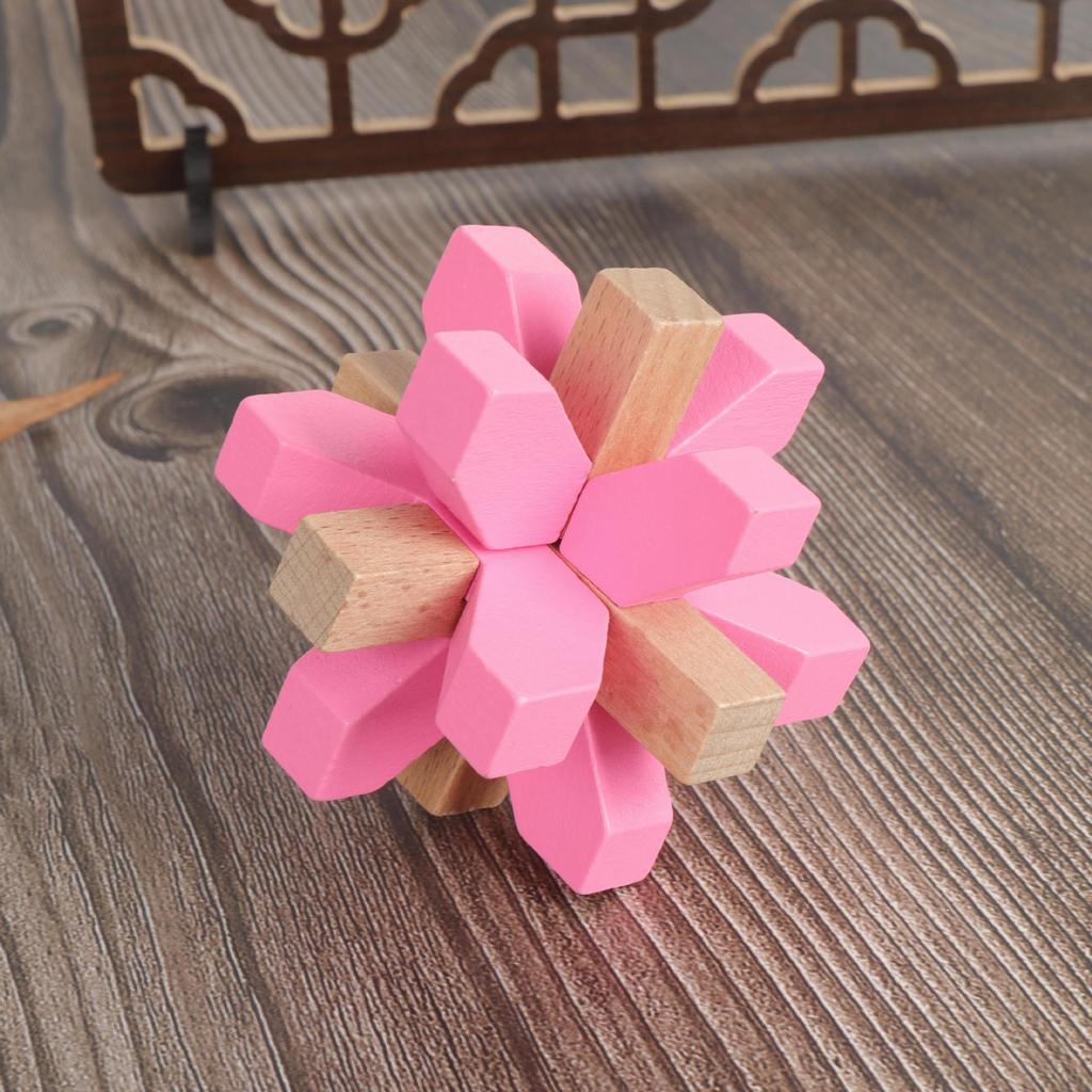 Kids' Educational Luban Lock IQ Puzzle Set: Assembly Toy for Stress Relief