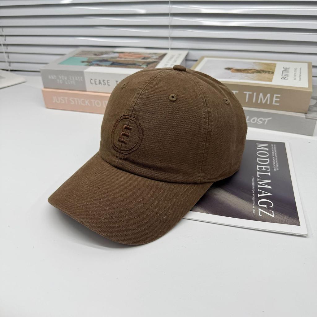 New deep-top baseball cap simple and versatile embroidered letters spring and summer sunshade couple cap children