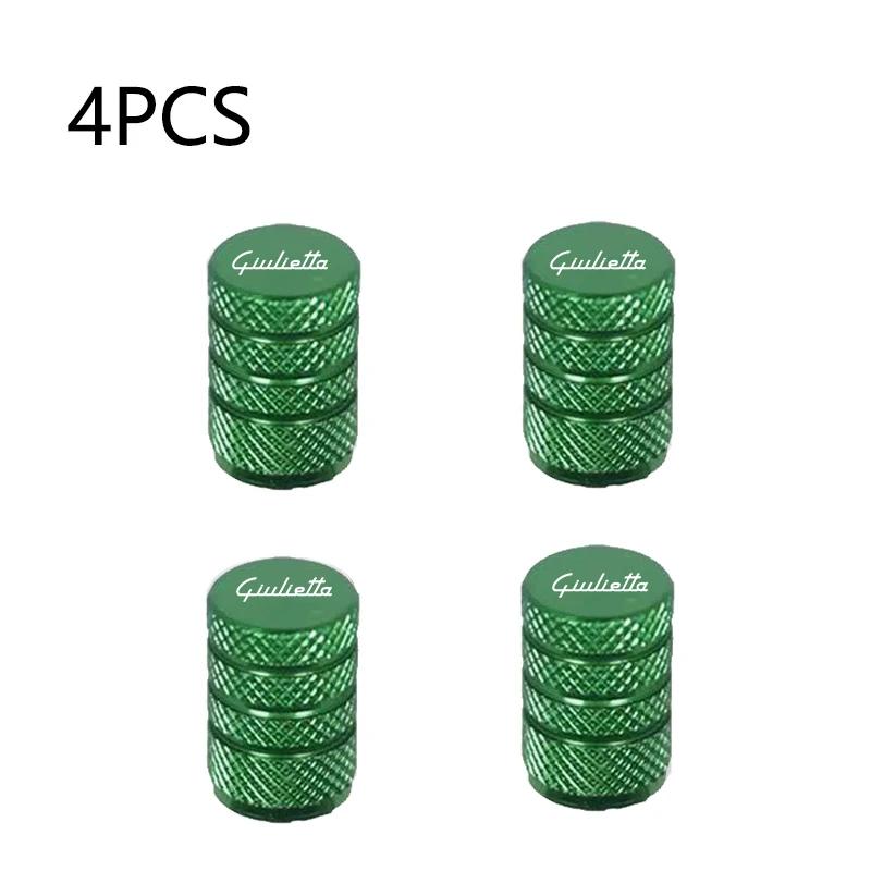 SVMHZ1 For Alfa Romeo Giulietta Accessories Car Wheel Tire Valve Caps Tyre Stem Covers Airdust Waterproof