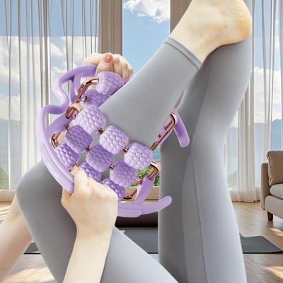 Массажный роликовый массажер 18 колес для глубоких тканей, колесо для рук и ног для голени