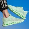 Весна и лето большого размера модная обувь полая дышащая сырая спортивная обувь беговая сетчатая обувь молодежная повседневная обувь-лезвие
