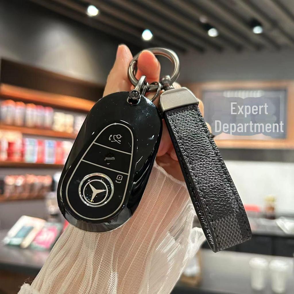 Чехол для ключа Mercedes-Benz E300L для C260L, C200L, A200L, GLE, GLC300L, GLA200, подходит для автомобильных ключей