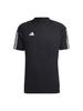 Футболка Adidas Tiro 23 Competition Jersey для футбола, с коротким рукавом, черная, размер XL, мужская, (DD442), (HK7638)