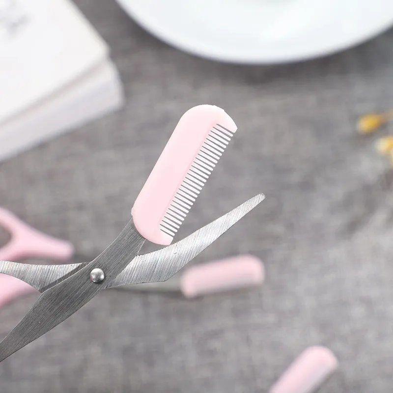 Косметический инструмент Косметические товары для женщин Триммер для бровей Бритва с расческой из нержавеющей стали Инструменты для макияжа Товары для макияжа Красота Здоровье