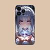 Чехол для мобильного телефона ReZero Emilia Waifu для iPhone 17 16 15 14 13 12 11 X XR XS 8 7 Air Pro Max Plus Mini Цветной Чехол Роскошный