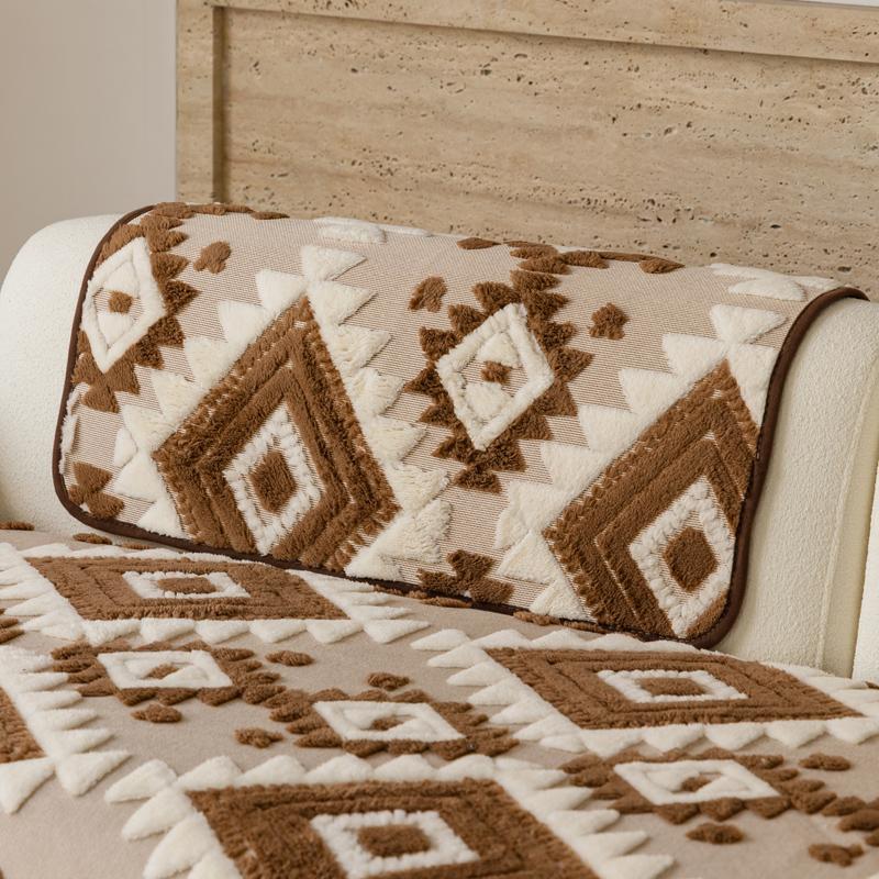 Фиксированная Противоскользящая Цельная Подушка для Дивана Мягкая и Дышащая Ткань Чехол для Дивана Осень и Зима Богемный Стиль Машинная Стирка