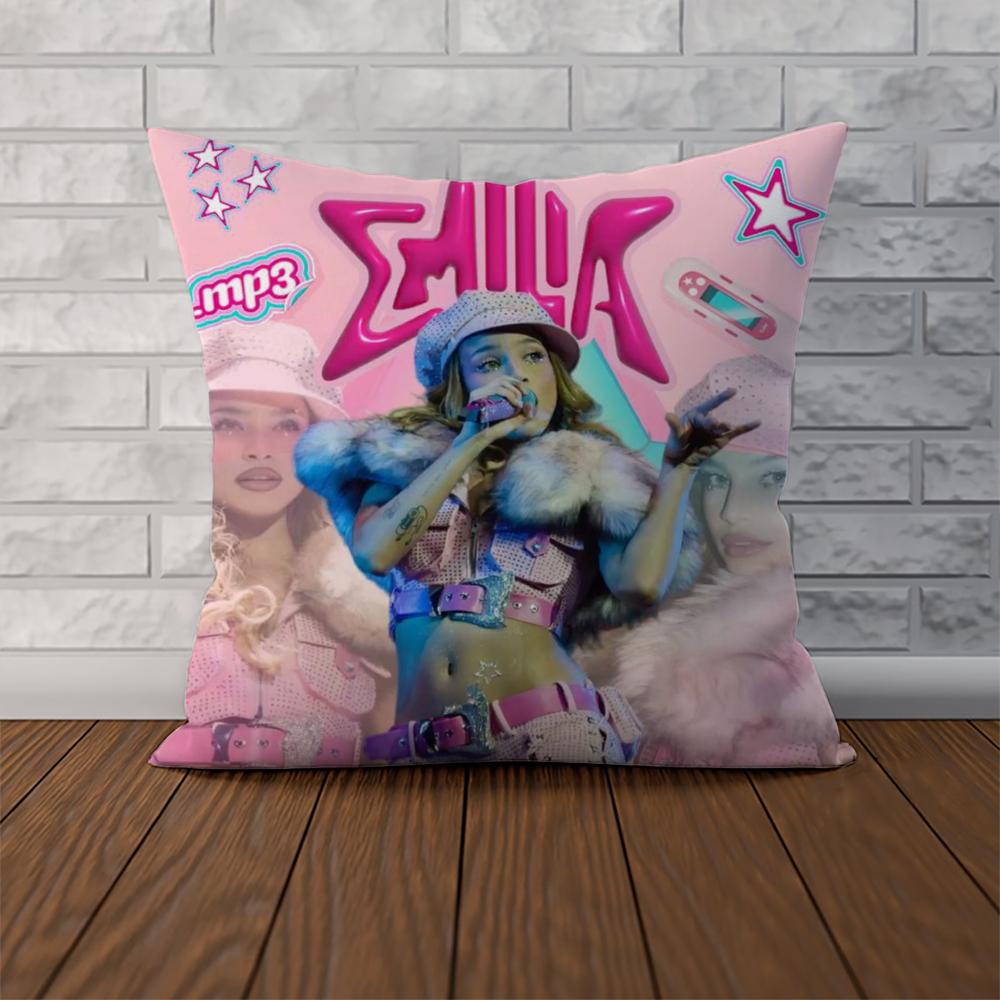 Singer EEmilia Rydberg Pillow Case For Car Sofa Decorative Home Doublesided Print Plush Square Throw Pillow Cushion Cover