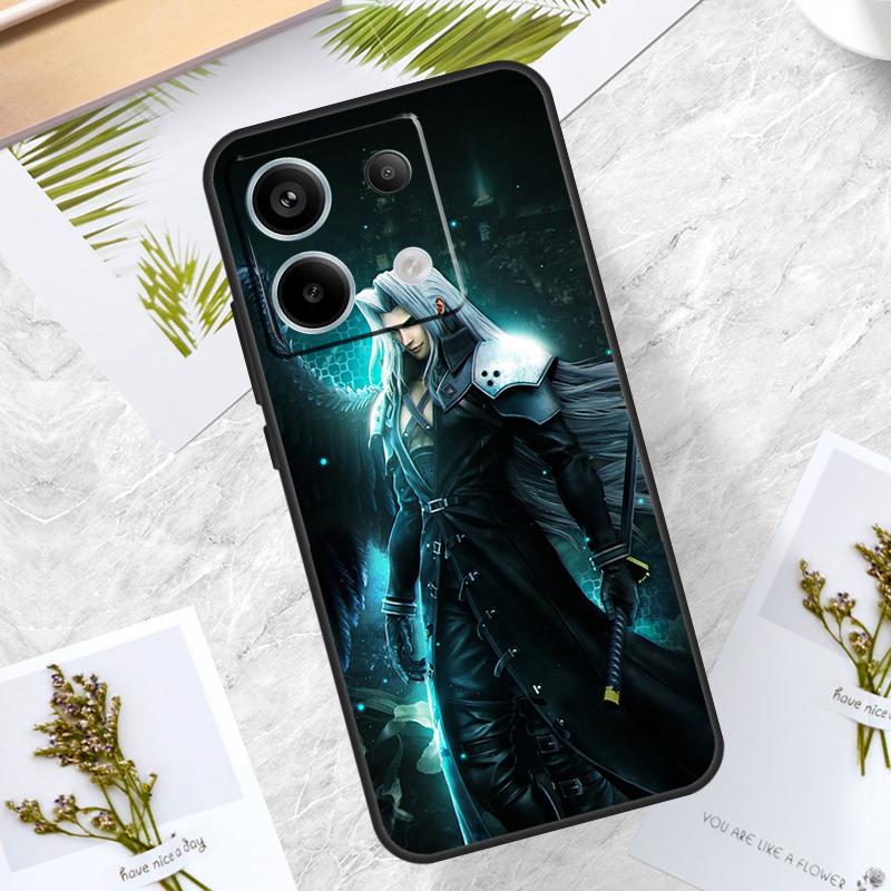 Final Fantasy Sephiroth Case For Xiaomi Redmi Note 14 13 12 11 10 9 15 Pro Plus Redmi 15 10C 12C 13C 14C 15C Cover