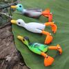 1 PCS Propeller Flipper Duck Fishing Lure Ducking Fishing Frog Lure 9cm 11.3gArtificial Bait Duckling 3D Eyes Day Baits Bass