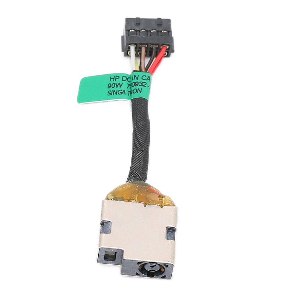DC Power Jack Cable 8 Pin Durable Portable Laptop Harness Replacement for HP