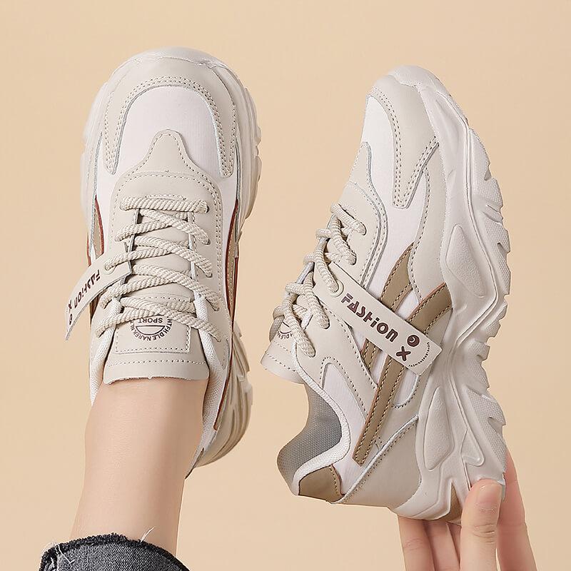 MCTIN Кроссовки на платформе. Женские вулканизированные туфли на толстой подошве. Женские массивные черные туфли.